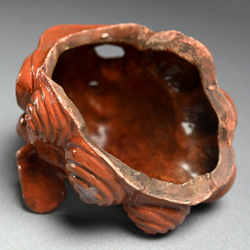 Red Raku Shishi Koro