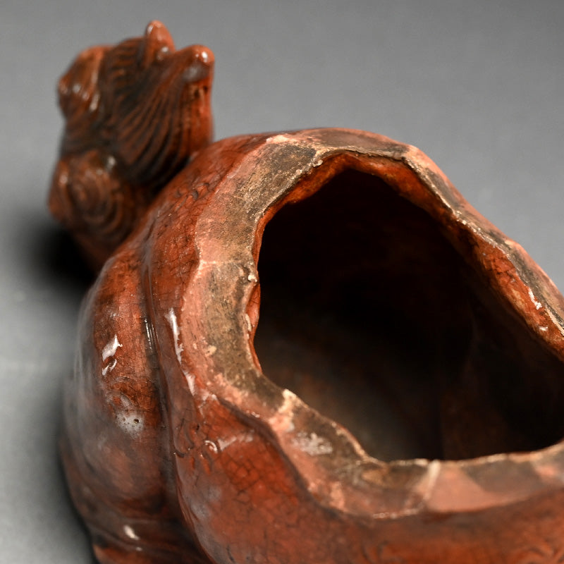 Red Raku Shishi Koro