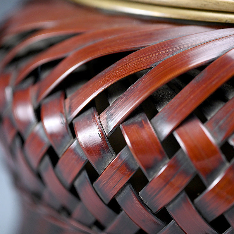 Bamboo Basket Koro Incense Burner