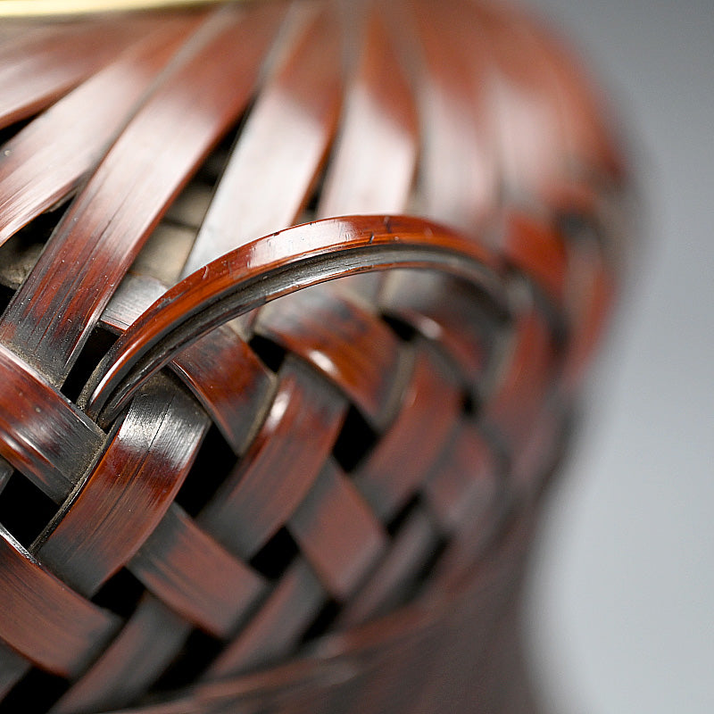 Bamboo Basket Koro Incense Burner