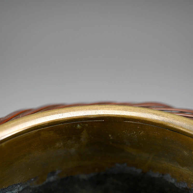 Bamboo Basket Koro Incense Burner
