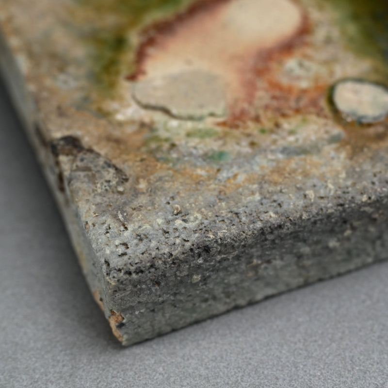 Dramatic Heavy Shigaraki Pottery Slab ー藤本 秀 "信楽 陶盤"