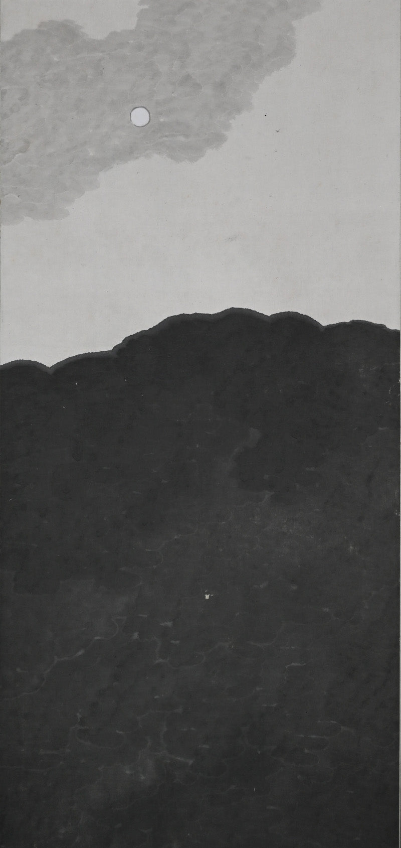 Antique Japanese Taisho period Painting, Hirai Baisenー平井 楳仙 "山荘二月"