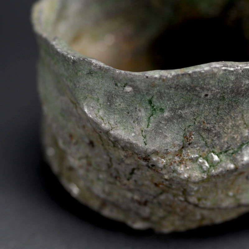 Iga Shinogi Chawan ー新 学 "伊賀 鎬茶碗"