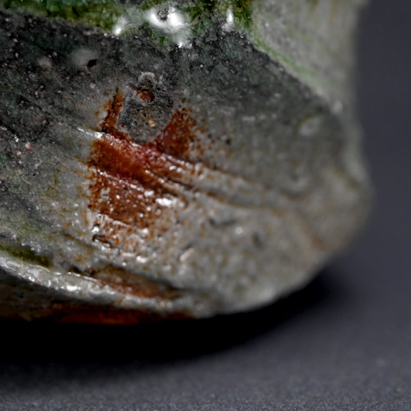 Iga Shinogi Chawan ー新 学 "伊賀 鎬茶碗"