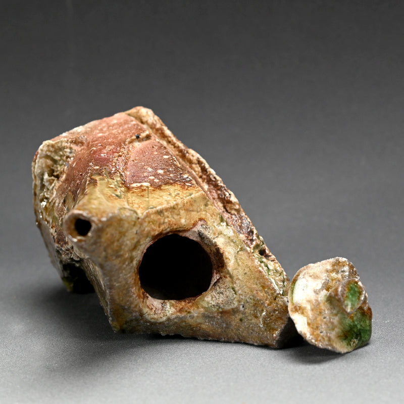 Unusual Shinogi Lidded Vase ー新 学 "伊賀 鎬水注花器"