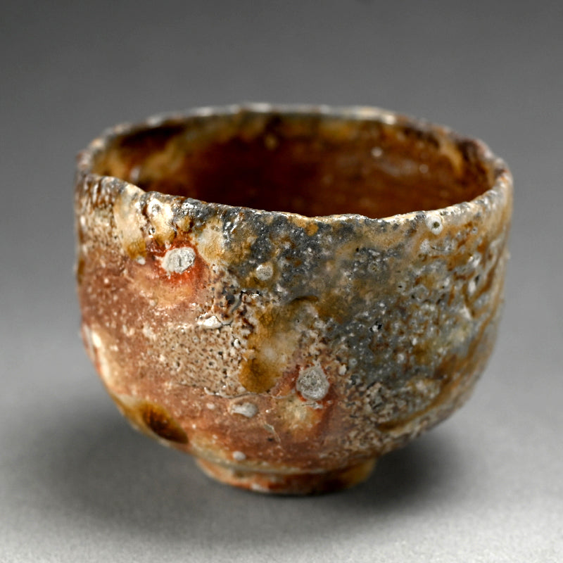 Shigaraki Ash Glaze Chawan Tea Bowl ー古谷 剛敏 "信楽自然釉 茶碗 "