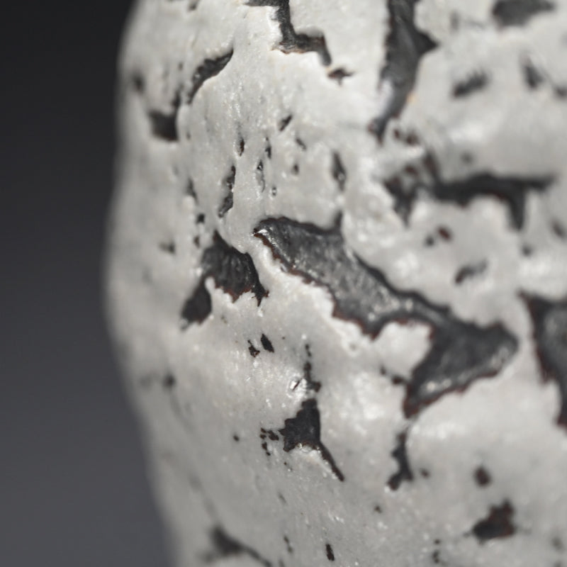 White glaze Vase ー木村 展之 "梅華皮 壺"