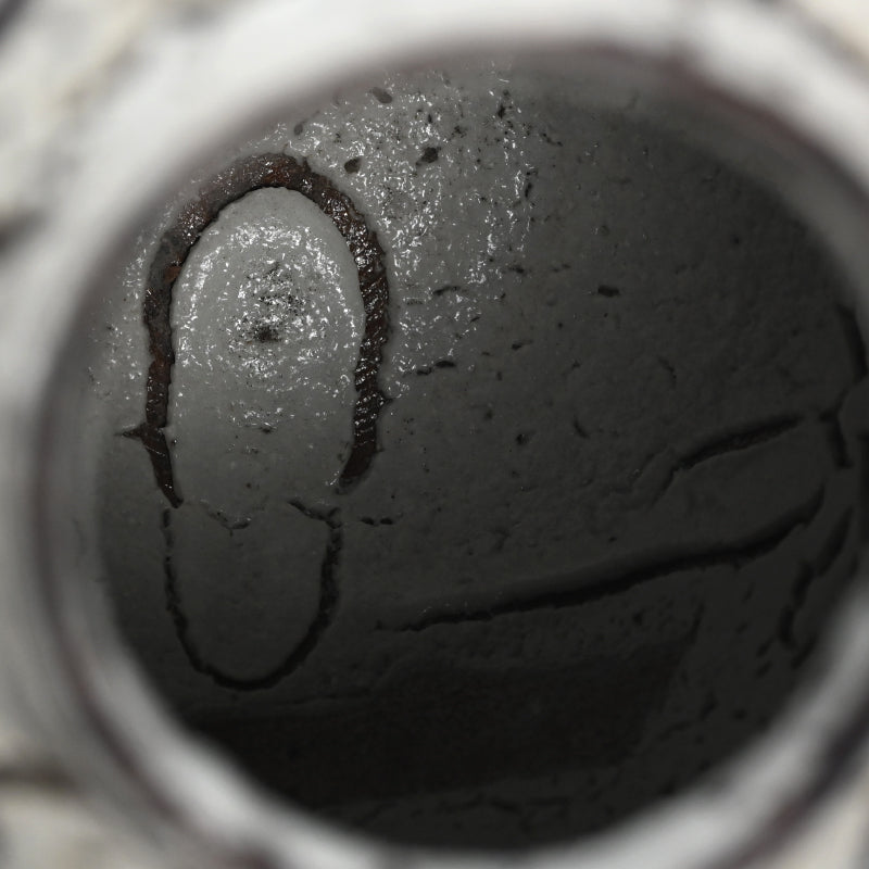 White glaze Vase ー木村 展之 "梅華皮 壺"