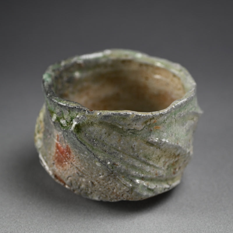 Iga Shinogi Chawan ー新 学 "伊賀 鎬茶碗"