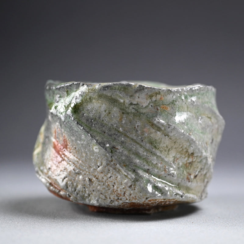 Iga Shinogi Chawan ー新 学 "伊賀 鎬茶碗"