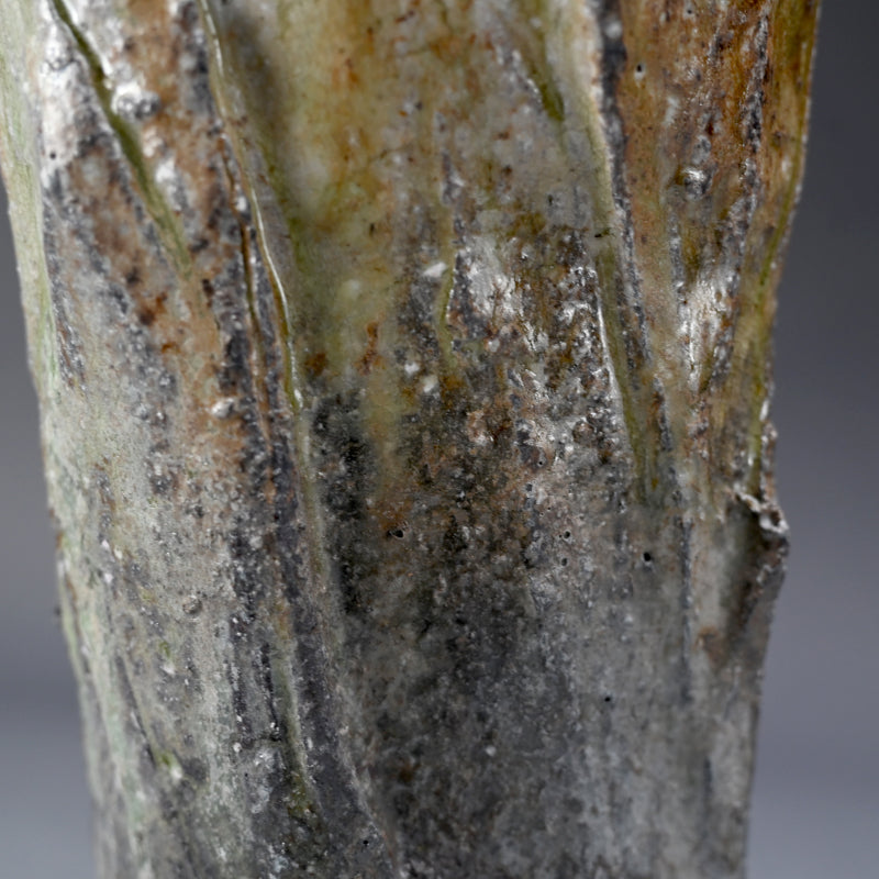 Iga Shinogi Vase ー新 学 “伊賀 鎬花入”
