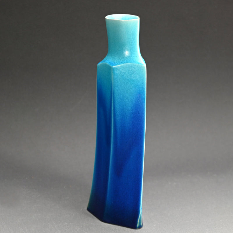 Contemporary Hekiyu Vase ー木村 芳郎 "碧釉 倭飾器"