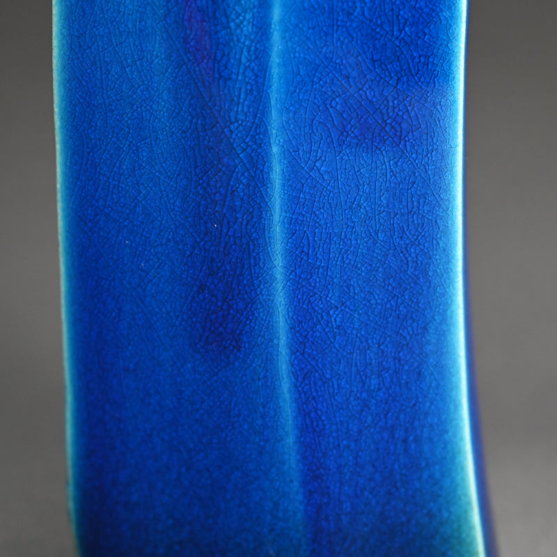 Contemporary Hekiyu Vase ー木村 芳郎 "碧釉 倭飾器"