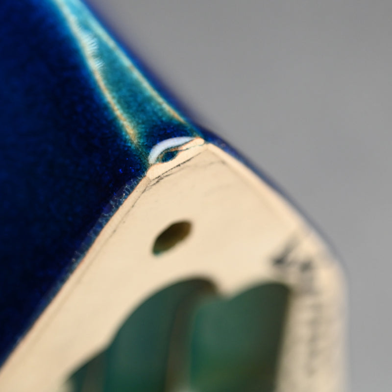 Contemporary Hekiyu Vase ー木村 芳郎 "碧釉 倭飾器"