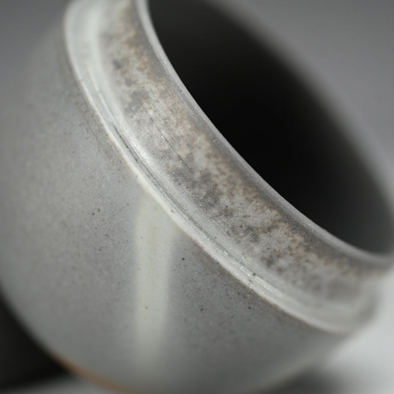 Rare! Ao-Bizen Natsume Tea Container ー岸本 明彦 "備前 棗"