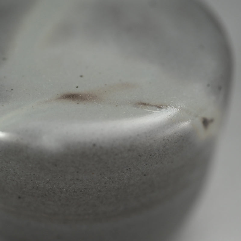 Rare! Ao-Bizen Natsume Tea Container ー岸本 明彦 "備前 棗"