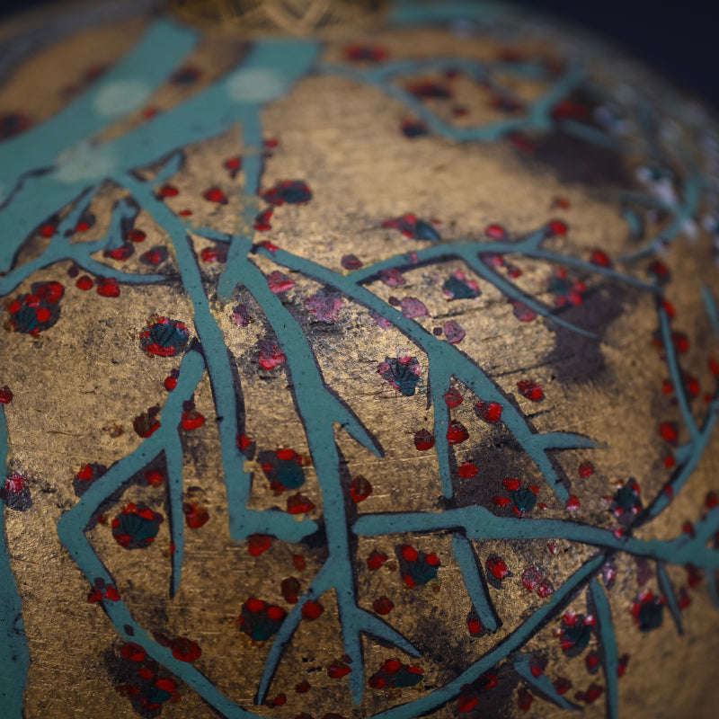 Kutani Vase ー高 明 "九谷焼 花瓶 "