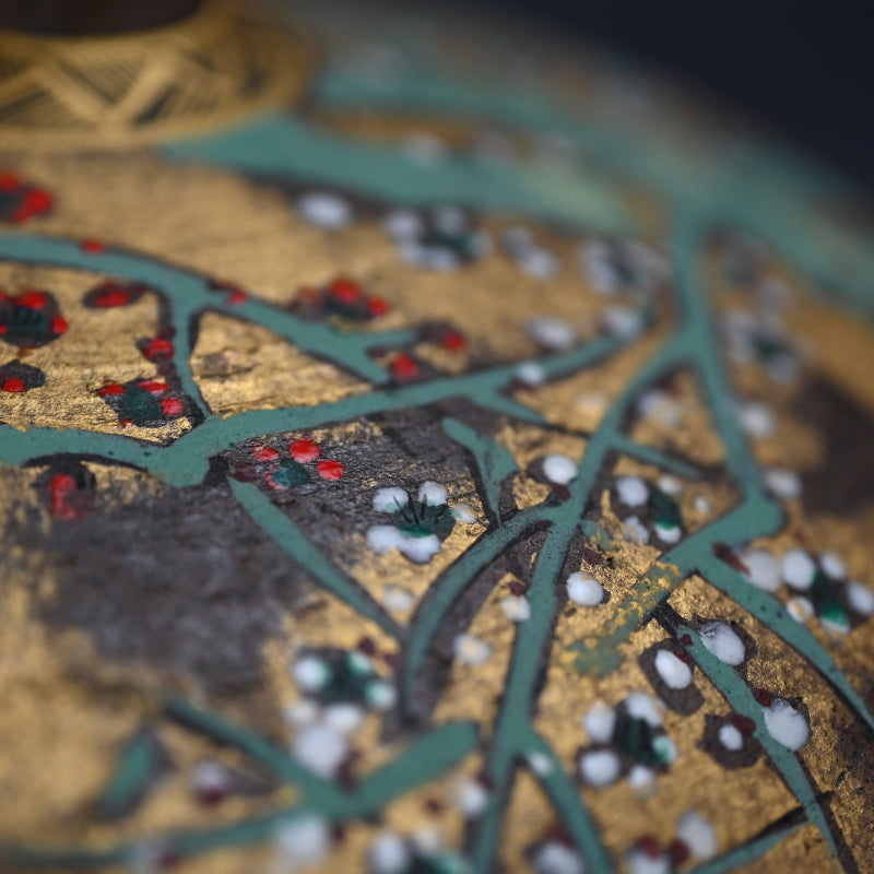 Kutani Vase ー高 明 "九谷焼 花瓶 "