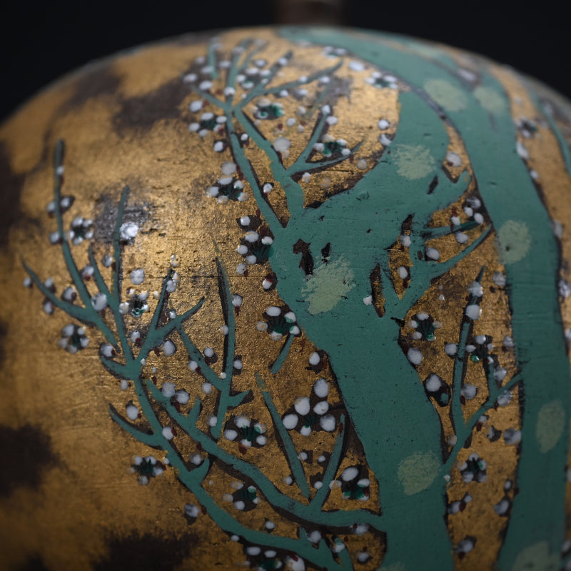 Kutani Vase ー高 明 "九谷焼 花瓶 "