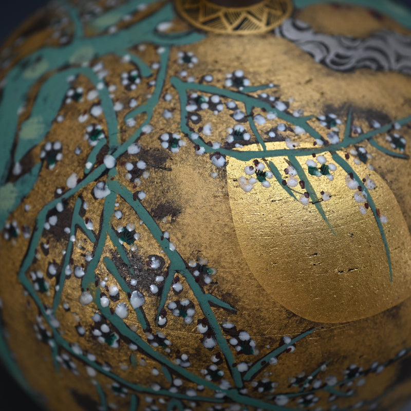 Kutani Vase ー高 明 "九谷焼 花瓶 "