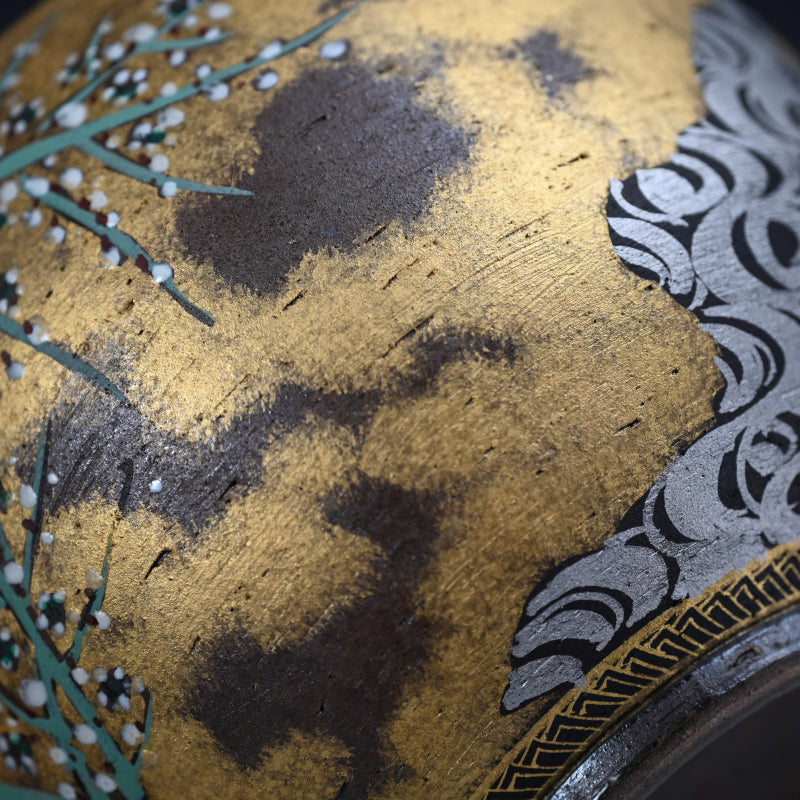 Kutani Vase ー高 明 "九谷焼 花瓶 "