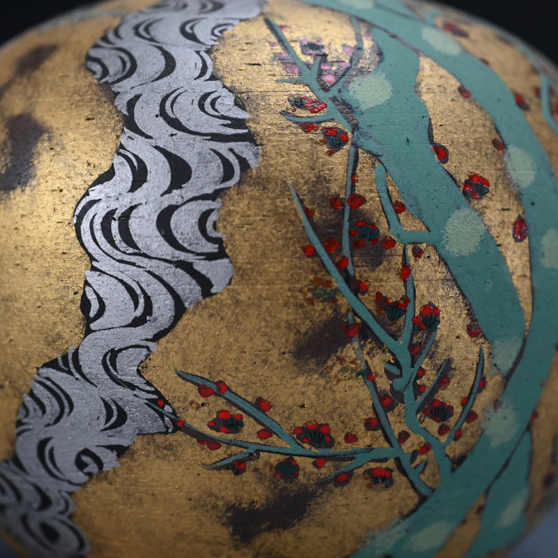 Kutani Vase ー高 明 "九谷焼 花瓶 "