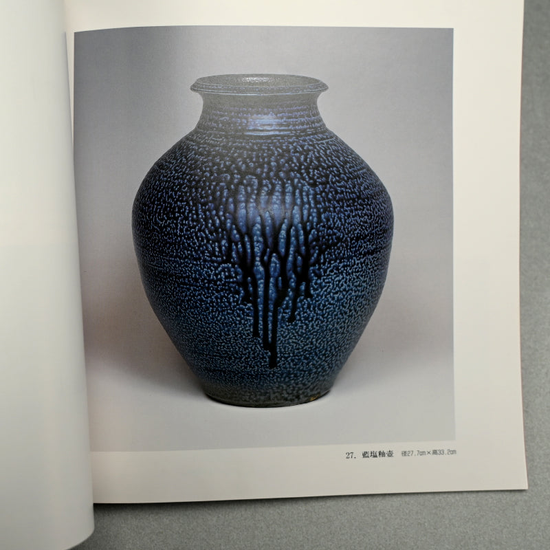 Salt Glazed O-Tsubo ー市野 茂良 "藍塩釉大壺"