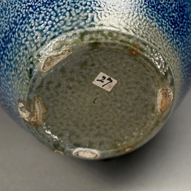 Salt Glazed O-Tsubo ー市野 茂良 "藍塩釉大壺"