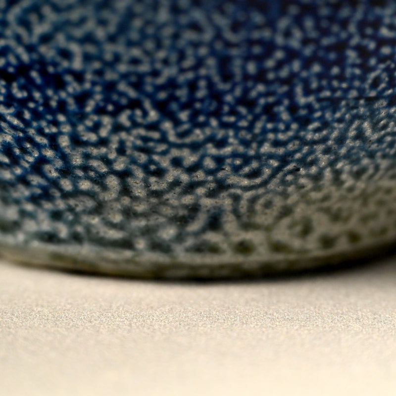 Salt Glazed O-Tsubo ー市野 茂良 "藍塩釉大壺"