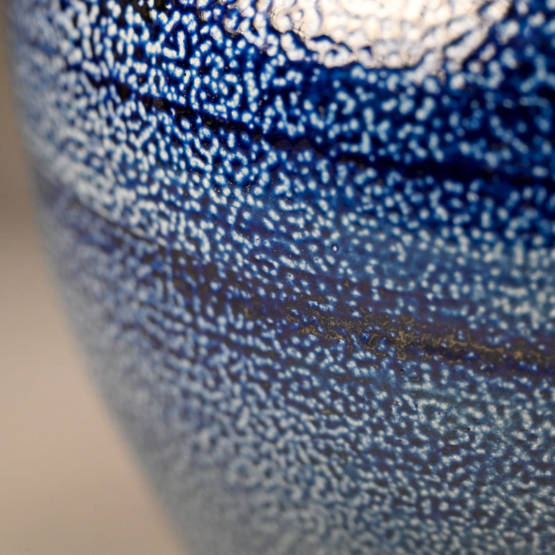 Salt Glazed O-Tsubo ー市野 茂良 "藍塩釉大壺"