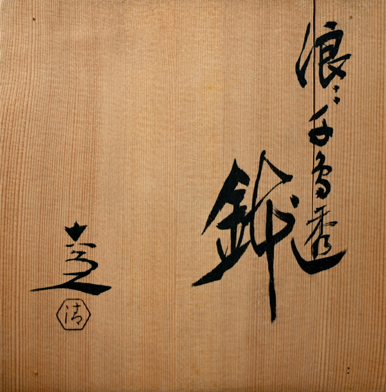 Bowl Pierced with Silver Waves & Plovers