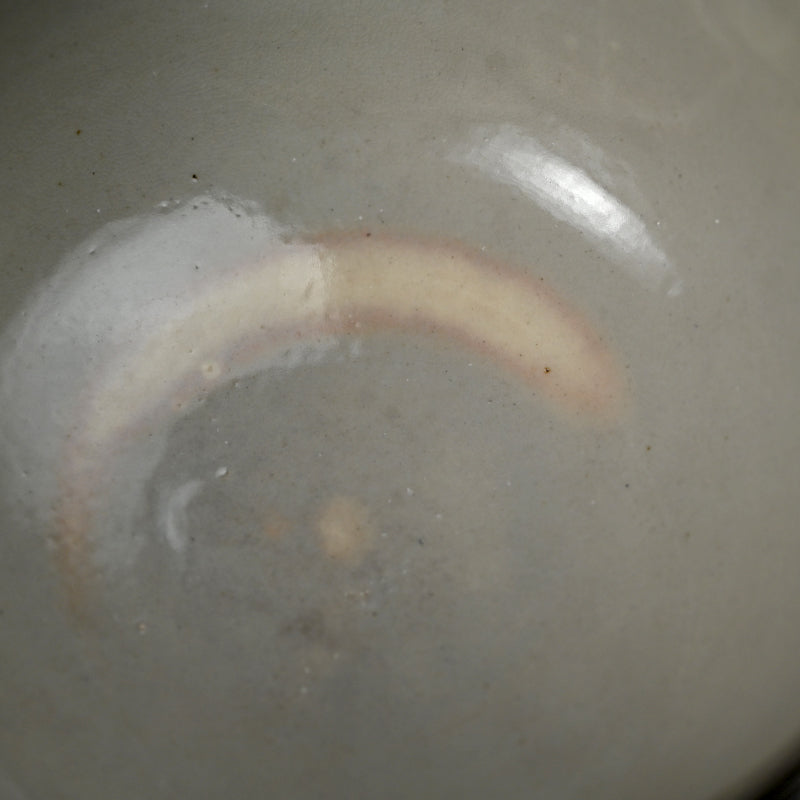 Bowl Pierced with Silver Waves & Plovers