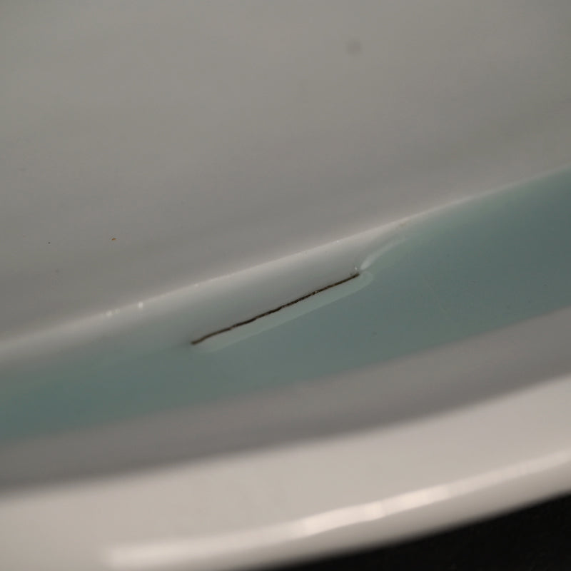 Celadon Slab Plate ー加藤 委 "溜る青"
