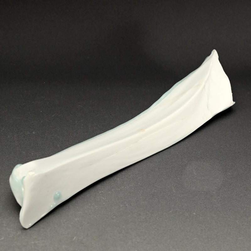 Seihakuji Porcelain Object by Kato Tsubusa ー加藤 委 "青白磁 作品"