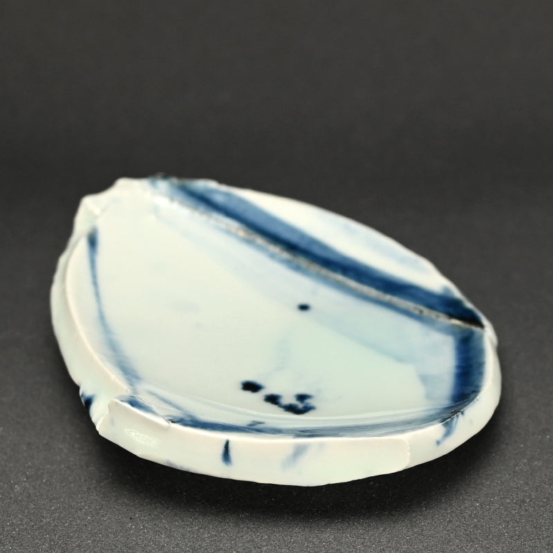 Sometsuke plate ー"染付しずく皿"
