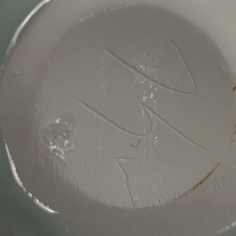 Pair Seihakuji porcelain plates, Shizuku