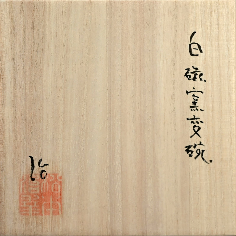 Terrifyingly Delicate Raw Porcelain Bowl ー松本 治幸 "白磁窯変碗"