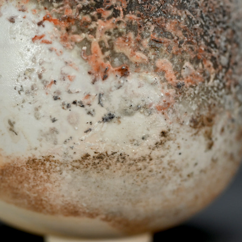 Terrifyingly Delicate Raw Porcelain Bowl ー松本 治幸 "白磁窯変碗"