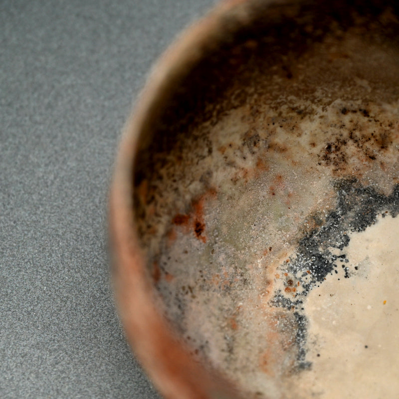 Terrifyingly Delicate Raw Porcelain Bowl ー松本 治幸 "白磁窯変碗"