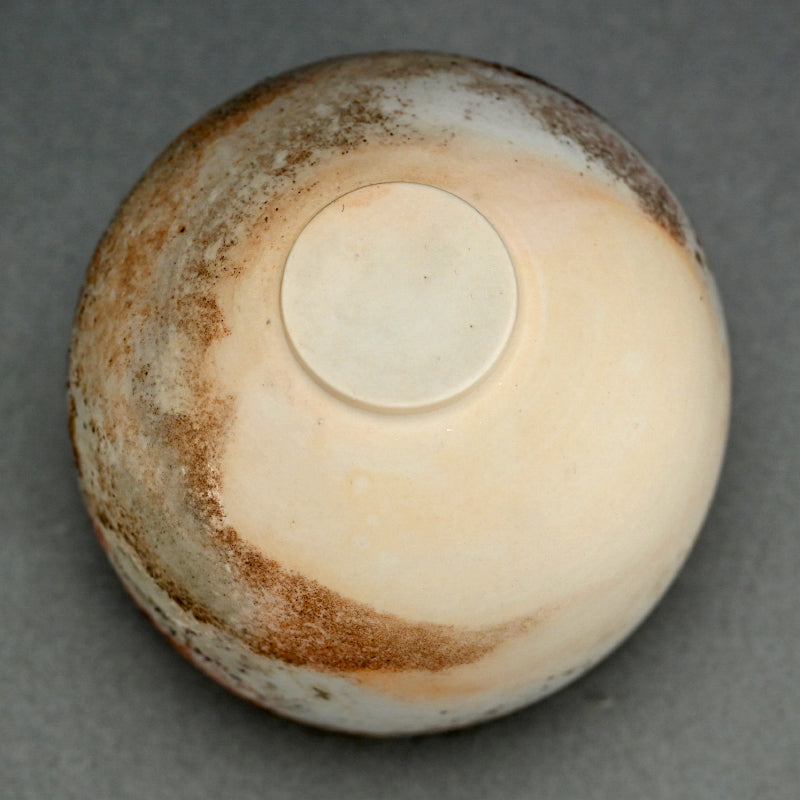 Terrifyingly Delicate Raw Porcelain Bowl ー松本 治幸 "白磁窯変碗"