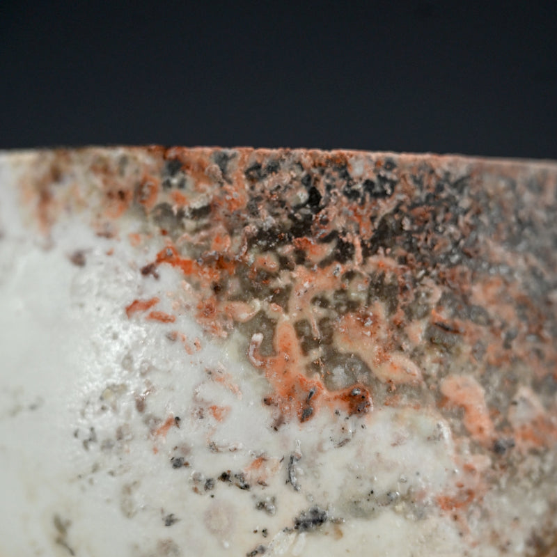 Terrifyingly Delicate Raw Porcelain Bowl ー松本 治幸 "白磁窯変碗"