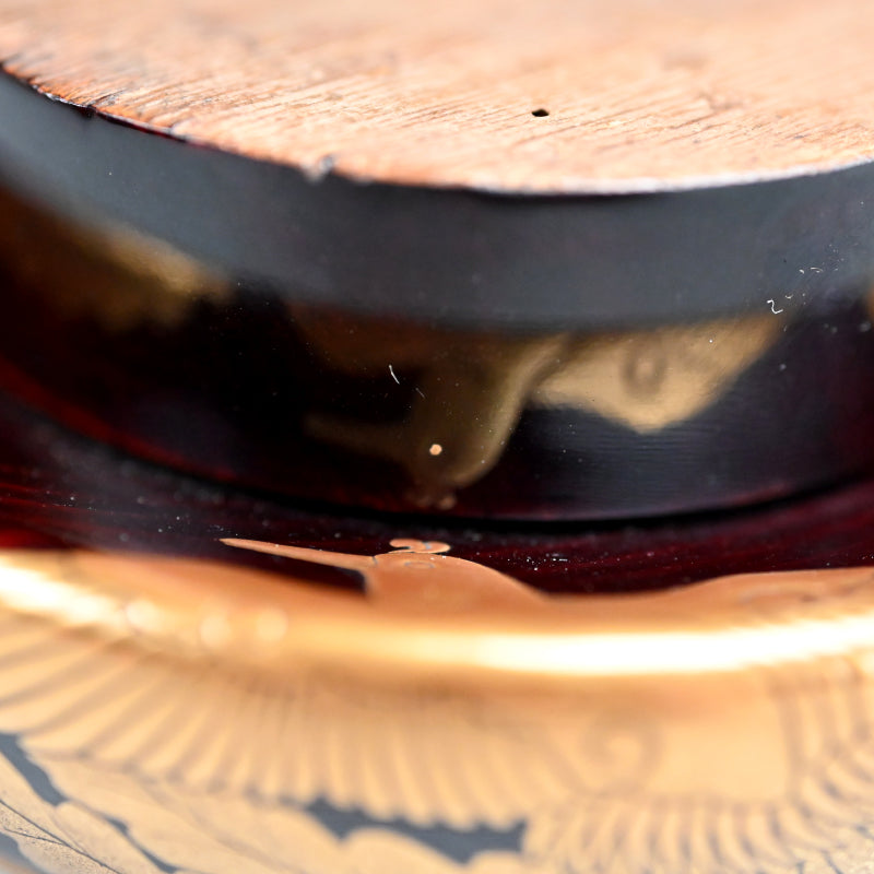 Antique Japanese Lacquered Maki-e Phoenix Kogo ー鳳凰蒔絵 伽藍香合