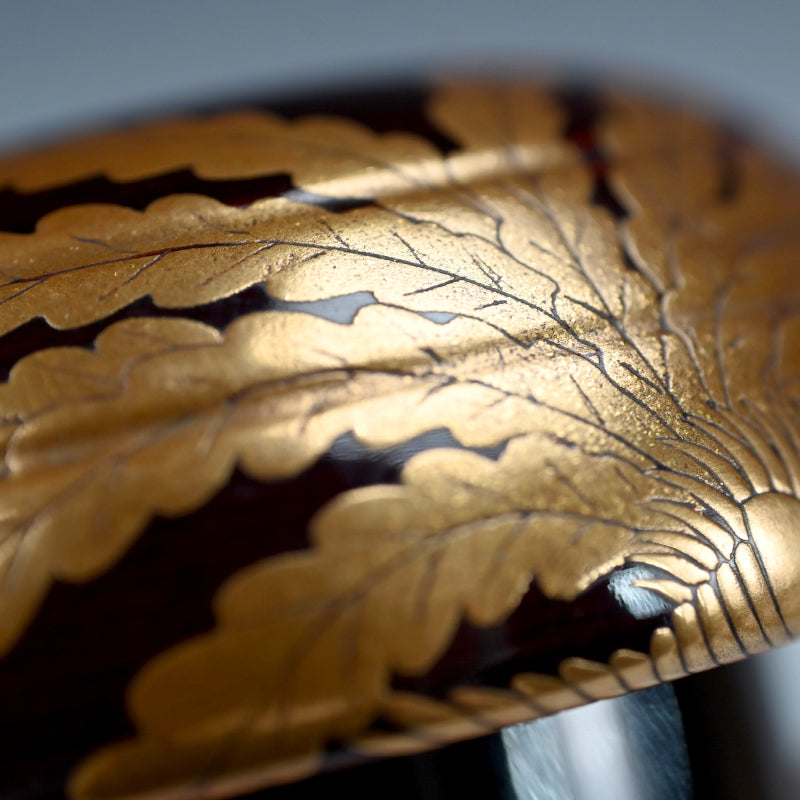 Antique Japanese Lacquered Maki-e Phoenix Kogo ー鳳凰蒔絵 伽藍香合