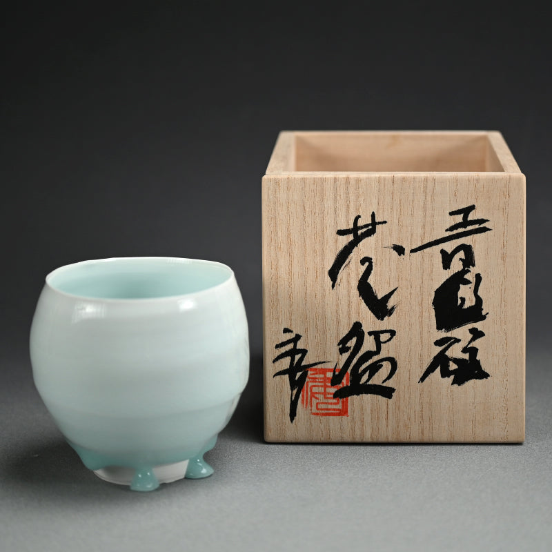 Ceramic Chawan ー加藤 委 "青白磁 茶盌"