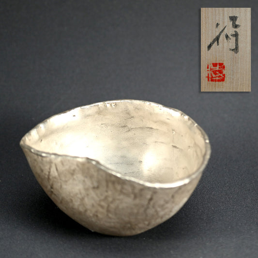 Silver Glazed Utsuwa Bowl ー小川 待子 "うつわ"