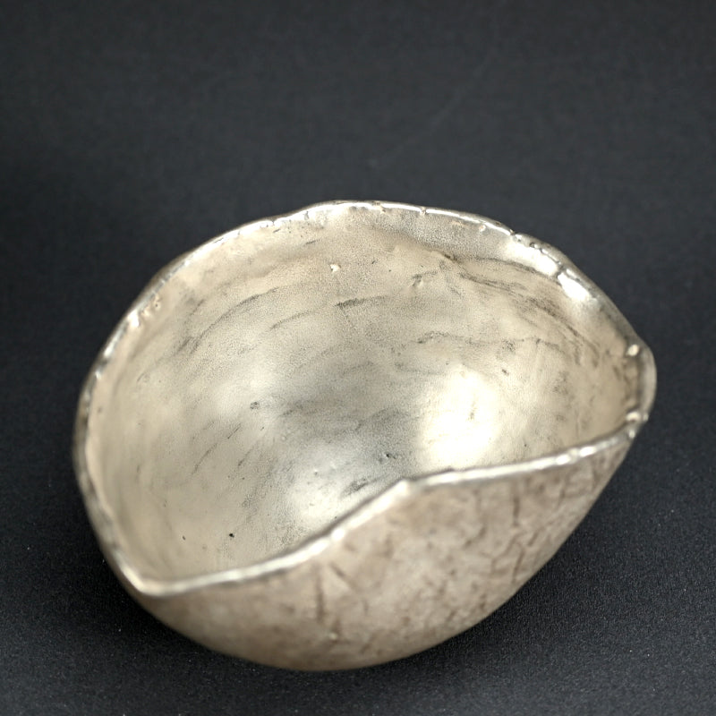 Silver Glazed Utsuwa Bowl ー小川 待子 "うつわ"