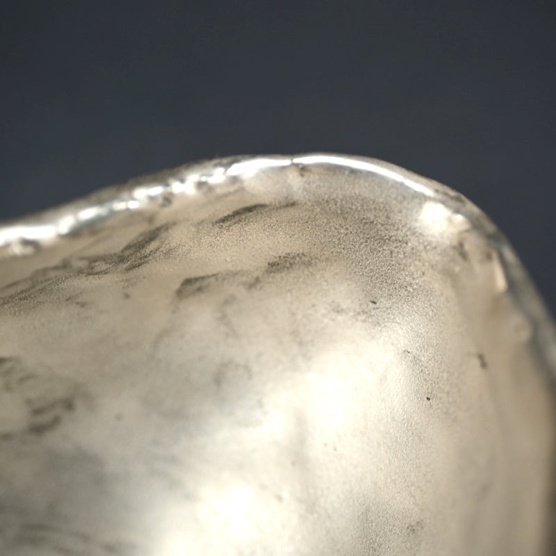 Silver Glazed Utsuwa Bowl ー小川 待子 "うつわ"