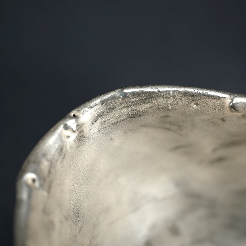 Silver Glazed Utsuwa Bowl ー小川 待子 "うつわ"