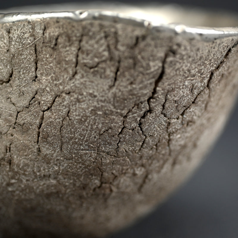 Silver Glazed Utsuwa Bowl ー小川 待子 "うつわ"
